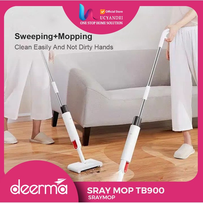 DEERMA TB900 Alat Pel Water-Spray Mop Dustbin 280ml ORIGINAL