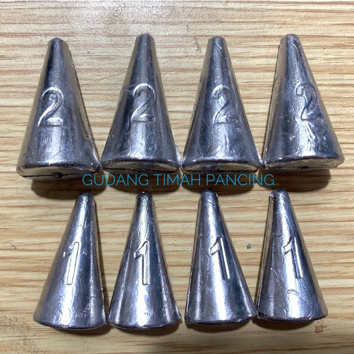 Mancing Timah Kerucut Kiloan Timah Pancing Per Kg