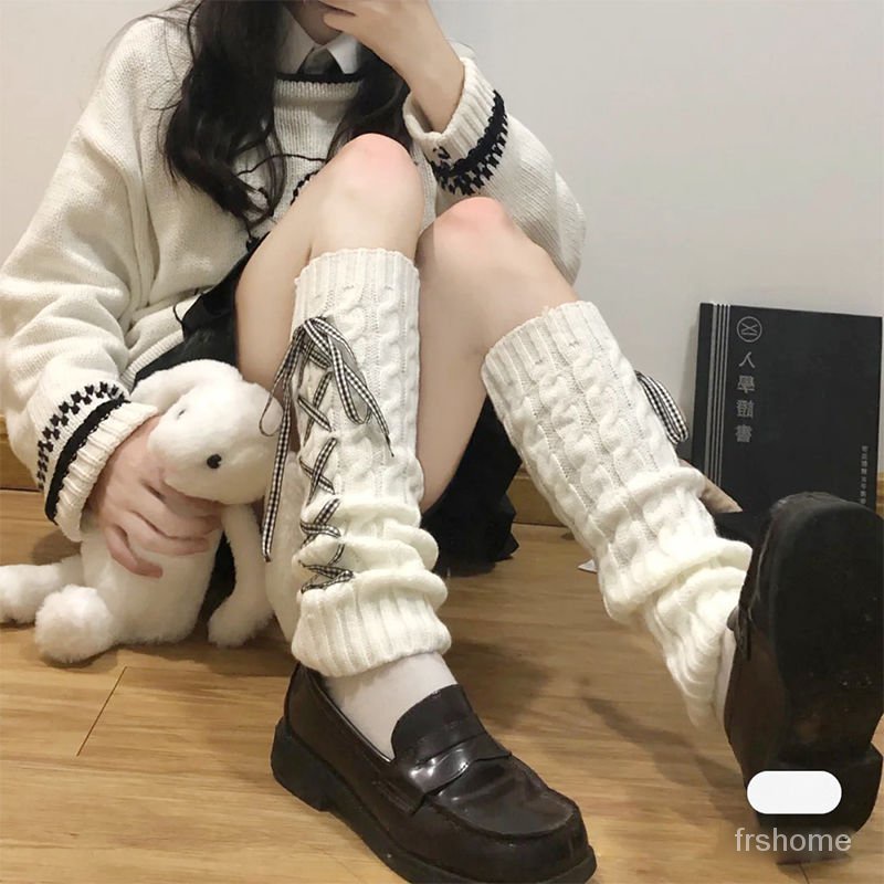 Musim gugur dan musim dingin wanita Jepang jk betis kaus kaki penutup kaki Lolita versi Korea penutu