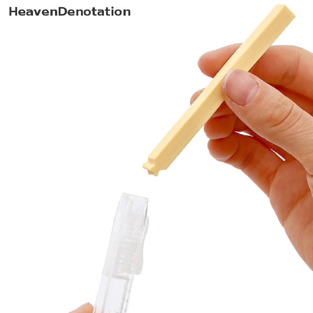 [HeavenDenotation] Kreatif Pen-Berbentuk Ditekan Ditarik Pensil Penghapus Detail Erasing Art Eraser Replaceable Refill Paing Perlangkapan Penghapus Karet Wrig Bebas Debu HDV