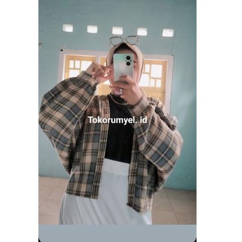 SPECIAL PRICE Terlarisssssss outer flanel viral/outer grid balon viral / outer balon flanel / outer 