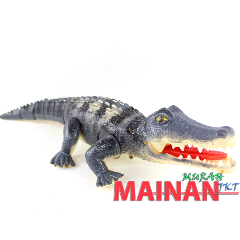 MAINANKEI MAINAN ANAK MURAH CROCODILE 3D MOTION NOSY6-225 MAINAN ANAK ANIMAL WORD CROCODILE BUAYA DENGAN EYES LIGHT UP