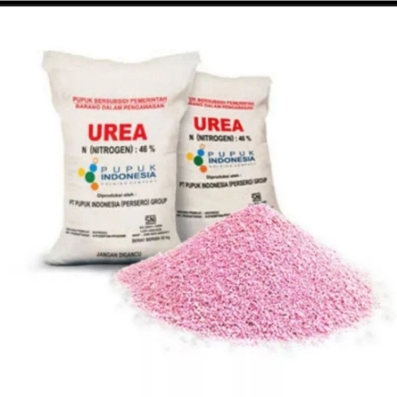 Pupuk Urea Kemasan 1kg/Pupuk urea Pink/Pupuk Penyubur Tanaman Sayuran Buah