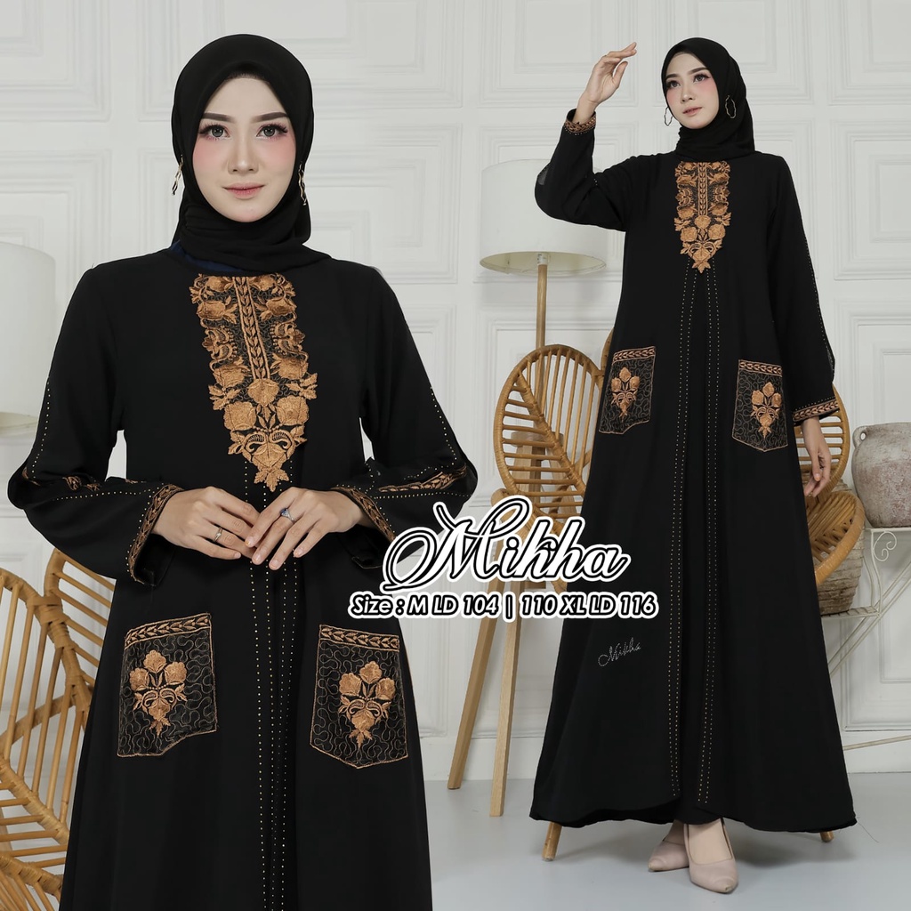 ABAYA MIKHA BORDIR