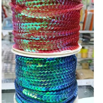 Terlaris ✨ -[Per Roll] Payet Ramboci Piring 6mm/Payet Renteng Termurah- 2.2.23