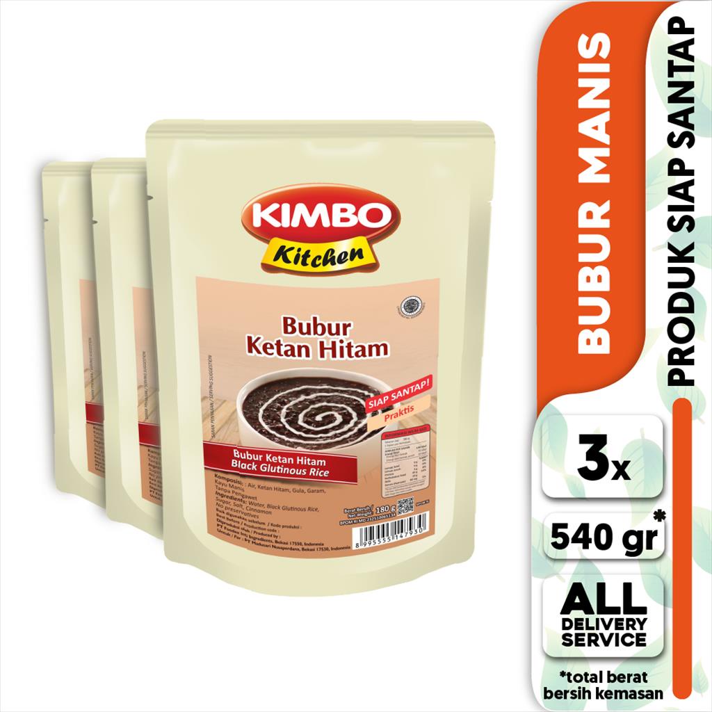 

Kimbo Kitchen Ketan Hitam Triple Pack