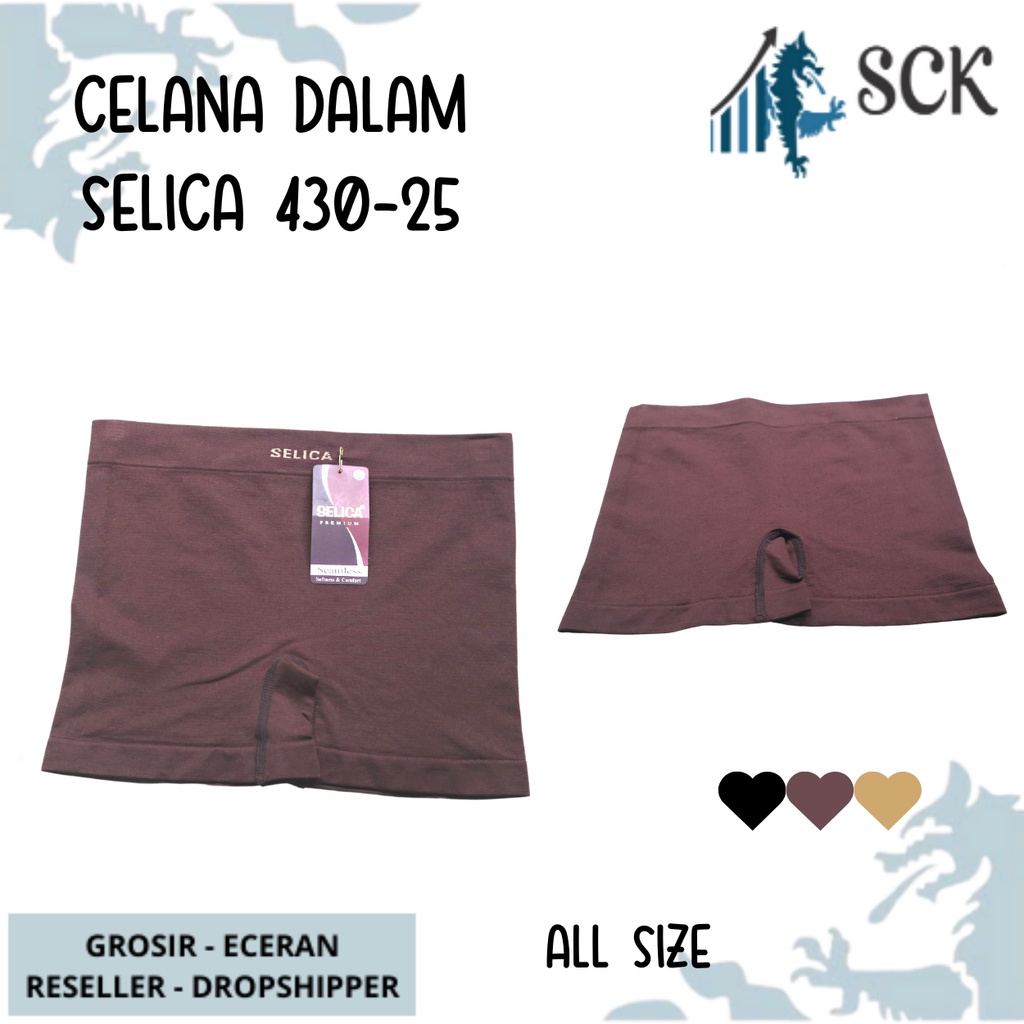 Celana Dalam Wanita SELICA 430-25 PREMIUM  / CD Bahan Nylon Spandex