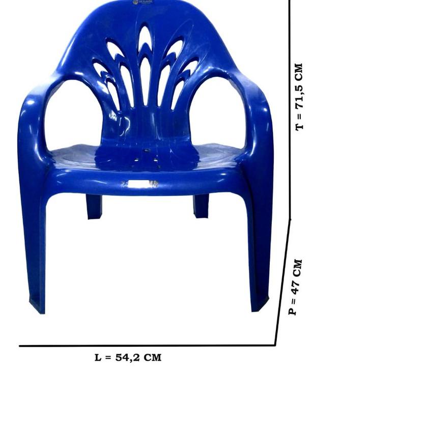 ♫ kursi  plastik kursi sandar / kursi santai plastik murah ֍