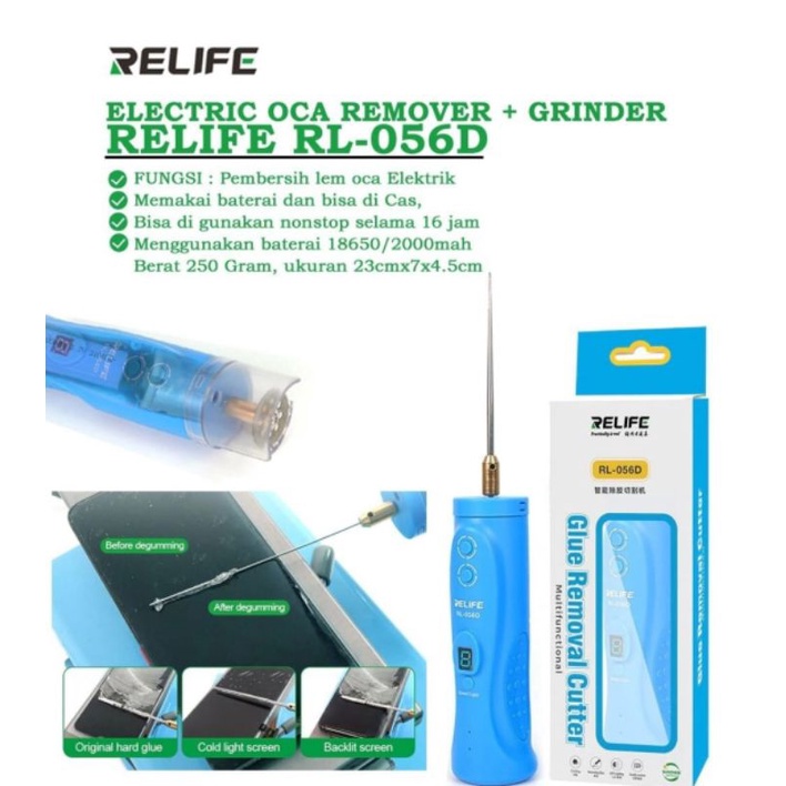 bor / gerinda plus oca remover electric lcd ts relife RL 056d