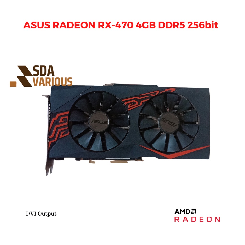VGA ASUS RADEON RX-470 4GB DDR5 256bit