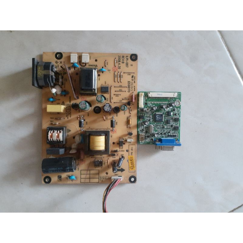 mesin monitor acer type X163W 1set