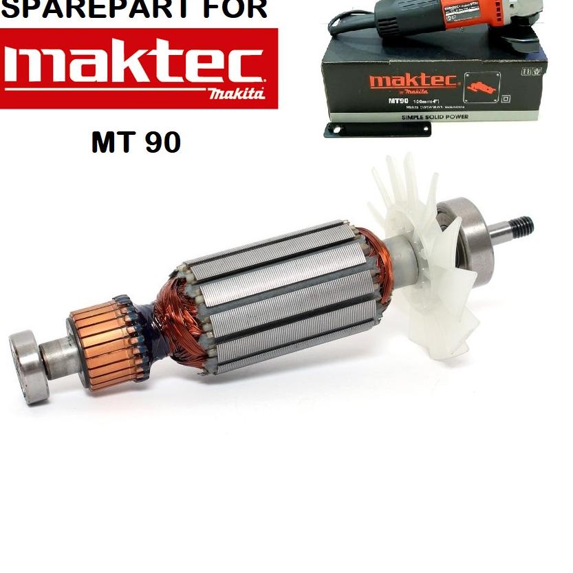 Dijamin Original Sparepart Armature / Gulungan Dinamo Gerinda Maktec MT90 | MT 90 / MT 91A