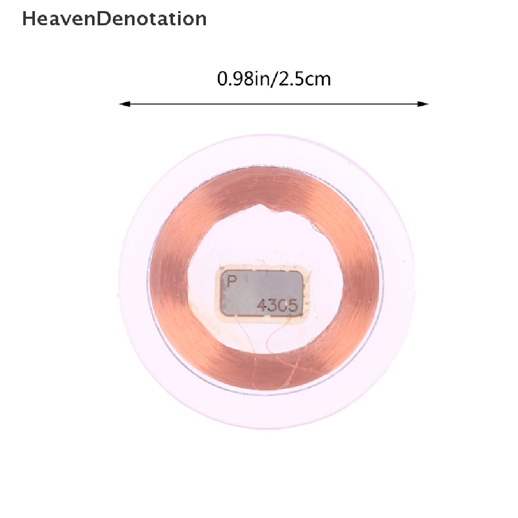 [HeavenDenotation] 1pc 25MM ID Copy Card 125KHz EM4305 Dapat Ditulis Ulang Keyfobs Copy Clone Blank Cards HDV