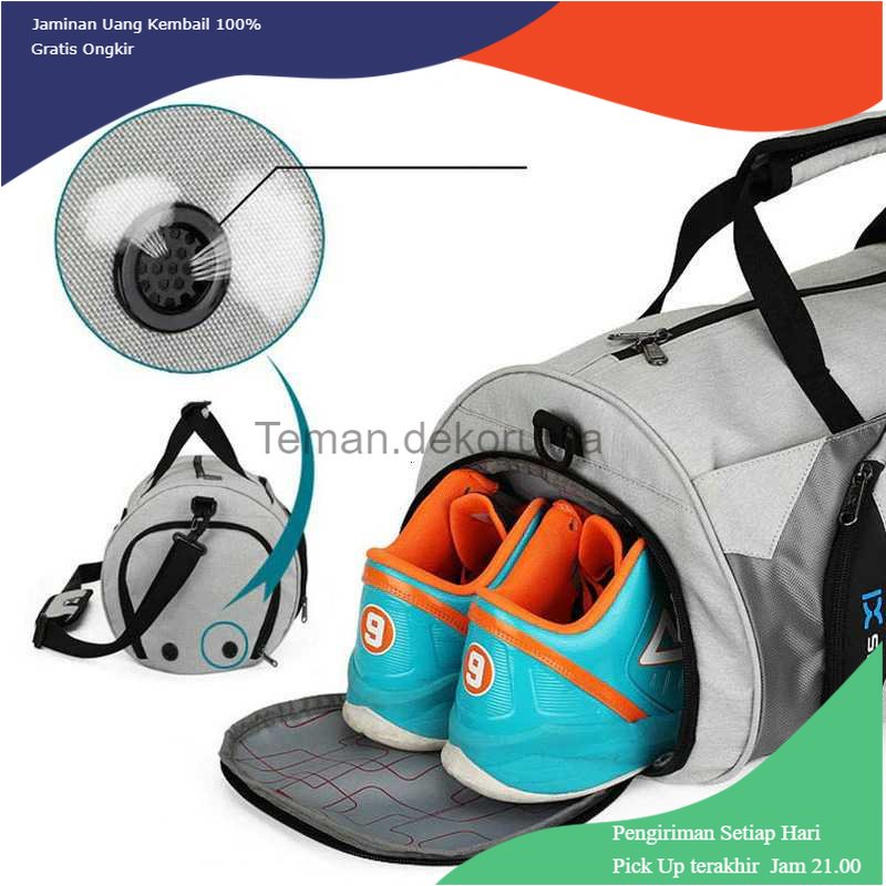 TD - TRV INOXTO Tas Jinjing Selempang Duffel Gym Fashion Travel Bag - 8036A