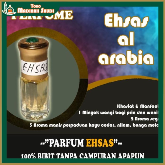 Minyak Wangi Ehsas Al Arabia Perfume Arab Saudi