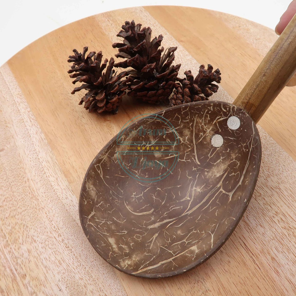 Centong Nasi Batok Entong Nasi Bathok Entong Nasi Kayu Batok Entong Nasi Tradisional Sendok Nasi Sayur