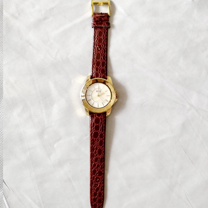 Jam tangan elle croco ori