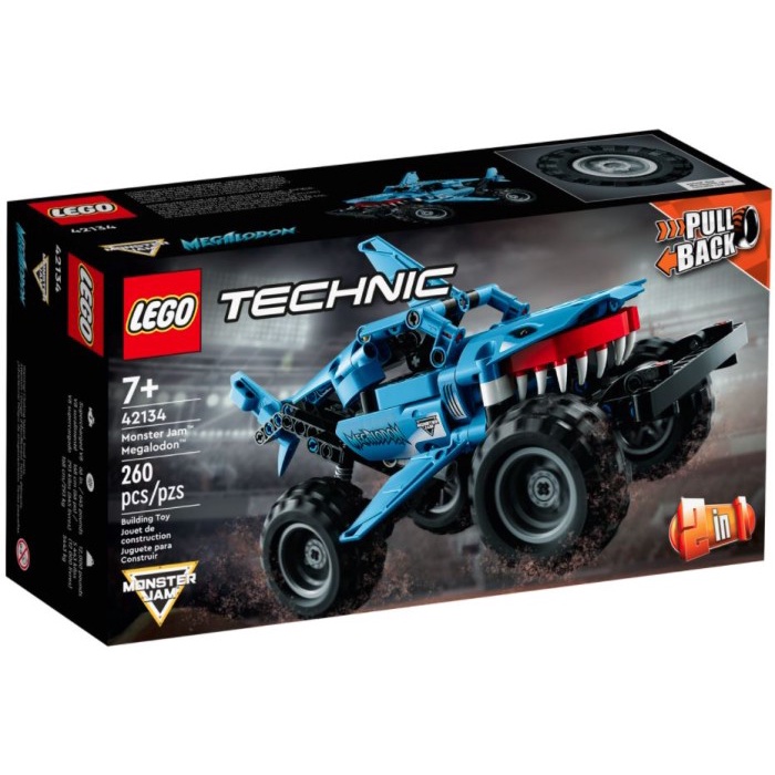 Terlaris Lego Technic 42134 Monster Jam Megalodon / Mainan Anak Mobil Monster