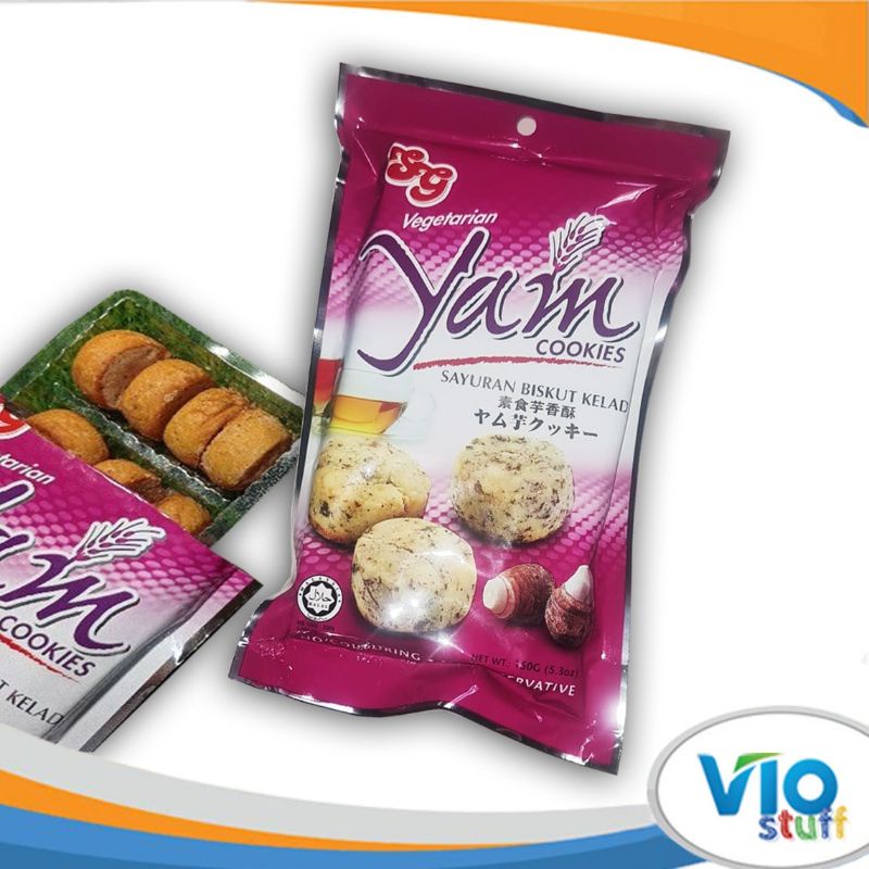 Yam Cookies Biskuit Keladi Vegetarian
