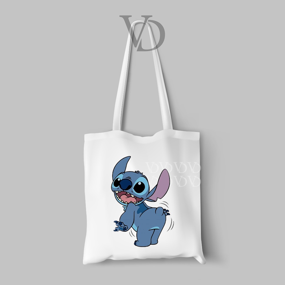 tas kanvas custom / totebag stitch cute / tote bag custom disney / tas princess / frozen bag