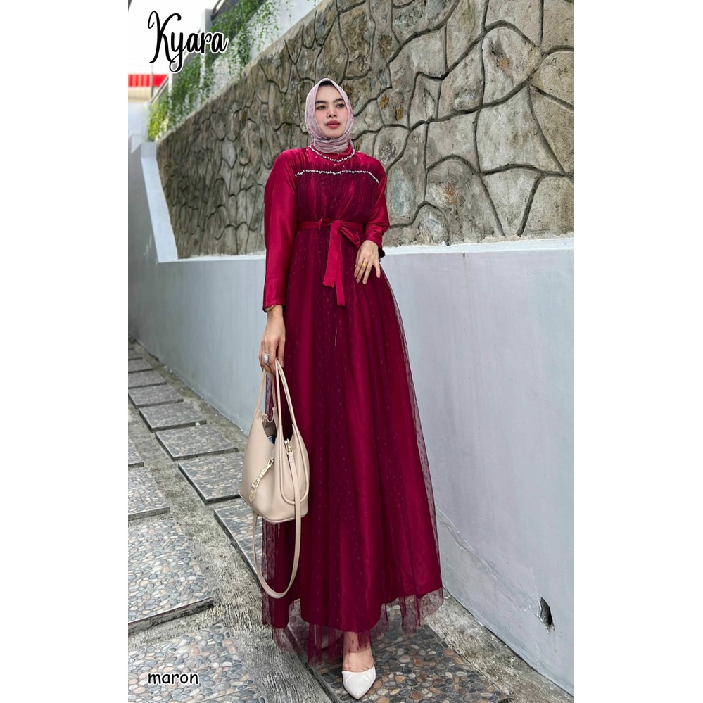 GAMIS PESTA KONDANGAN KYARA DRESS NIKAHAN BRIDESMAID