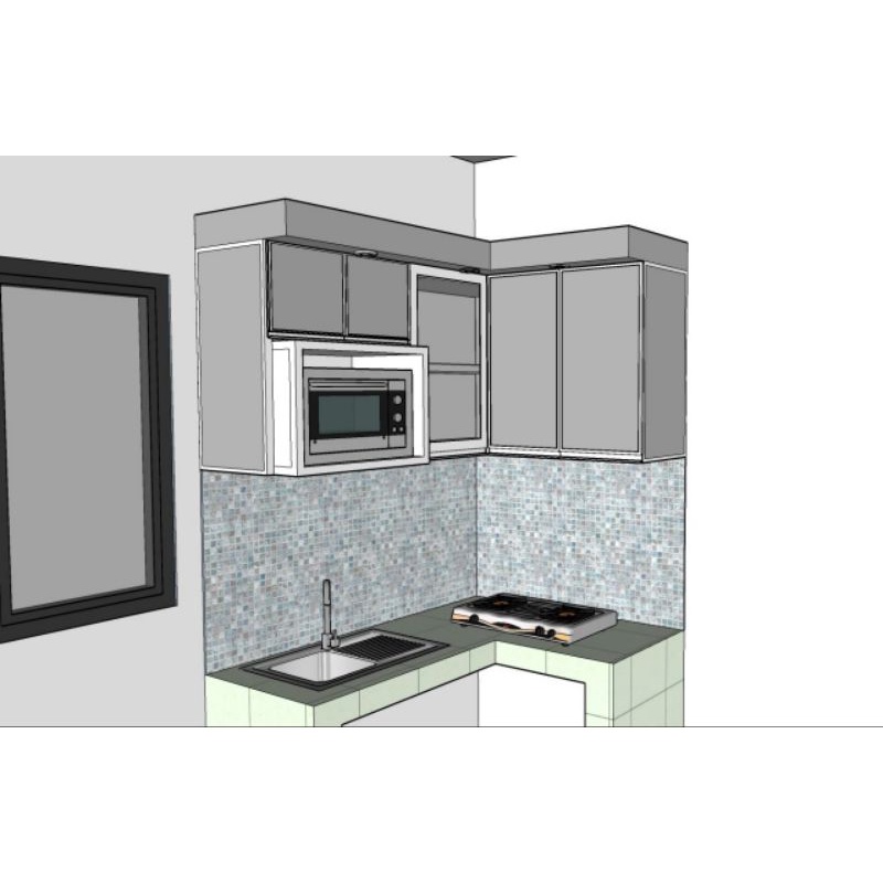 KITCHEN SET ALUMINIUM