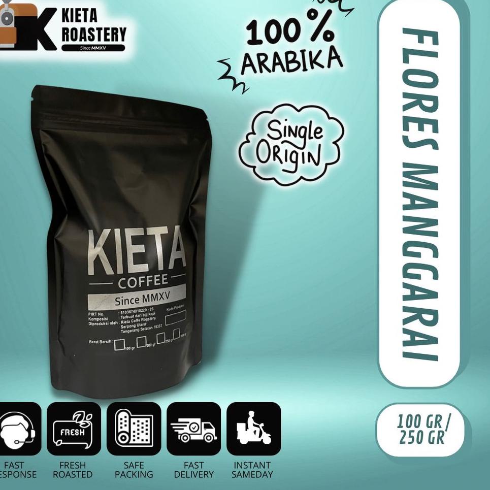 

➦ Biji Kopi Arabika Flores Manggarai Premium 250gr ☁