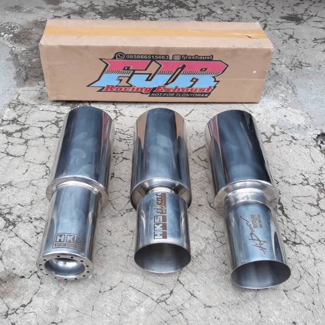 Knalpot Mobil HKS Gronel HKS Silent HKS Hi Power Suara Bass