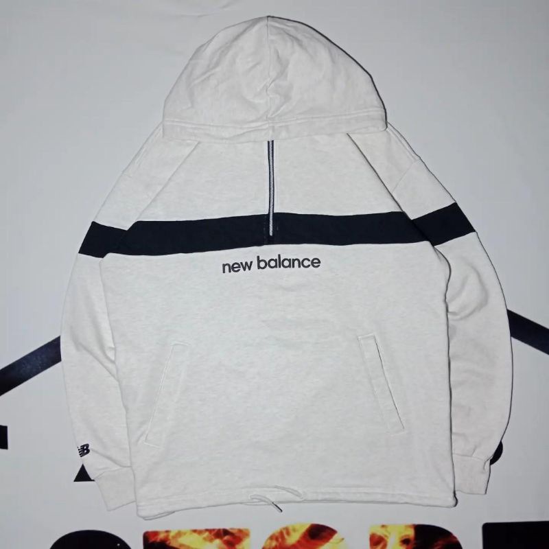 Hoodie New balance Second Original hd NB halfzip