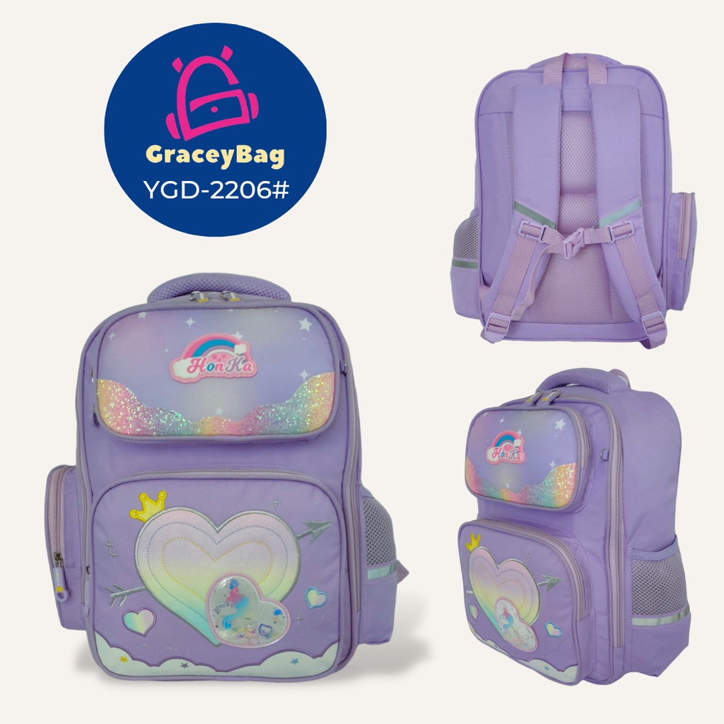 GB-2206 Tas Ransel Anak Perempuan Import