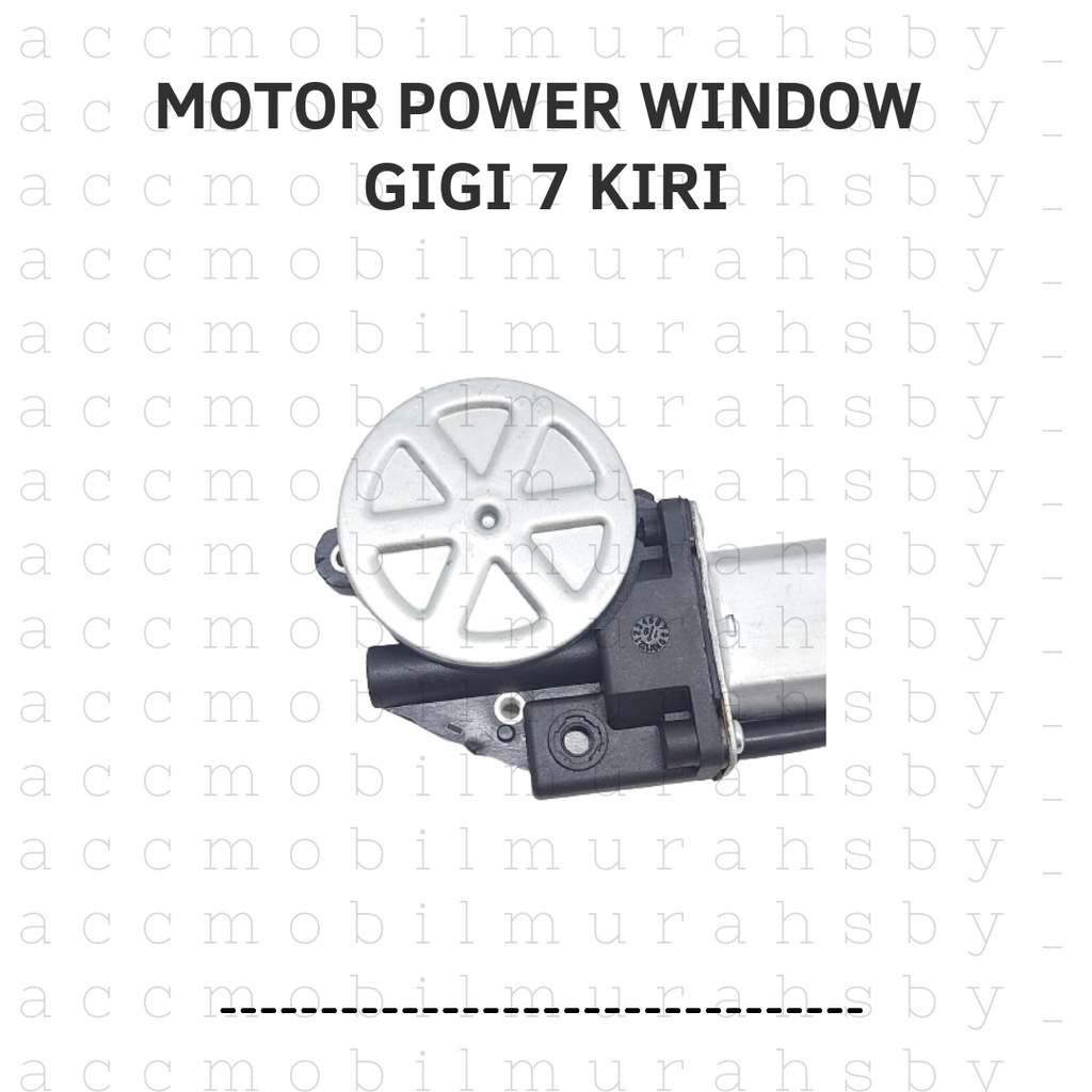 MOTOR DINAMO POWER WINDOW GIGI 7 LUBANG BAUT 3 UNIVERSAL KANAN KIRI