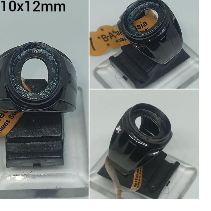 Terbaik CINCIN/EMBAN/RING TITANIUM RR/BA 10X12mm OVAL 