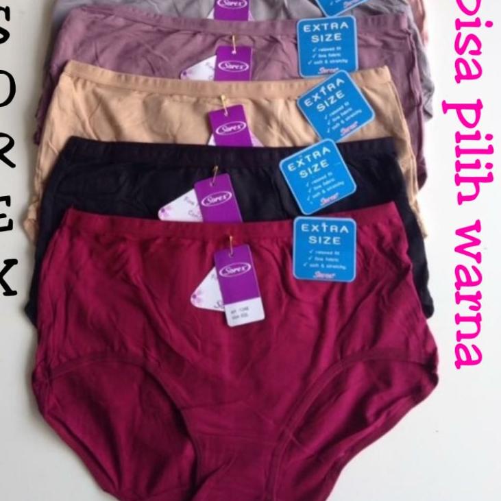 Terlaku.../ BISA PILIH WARNA-SOREX-CD CELANA DALAM JUMBO SIZE 3XL,4XL,5XL-1248