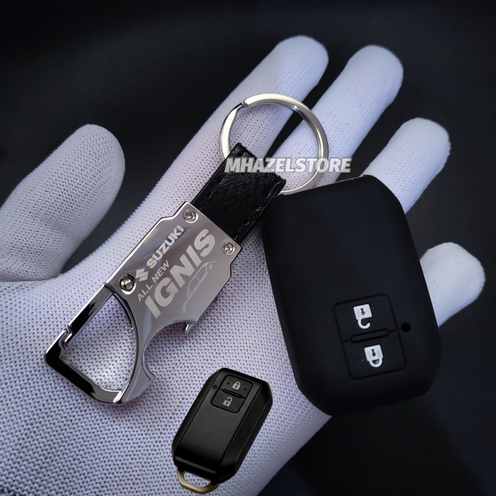 Gantungan kunci cover keyless remote mobil Suzuki all new ignis
