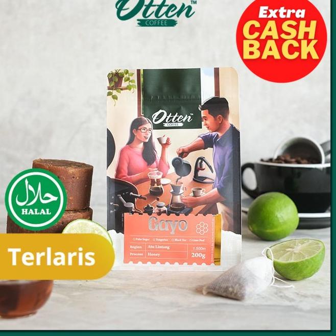 

TERBARU Otten Coffee Aceh Gayo Honey Process 200g Kopi Arabica - Biji Kopi