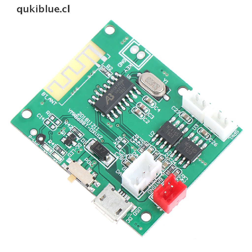 Qukiblue Bluetooth 5.0 Amplifier Board Mini 5W * 2motip Stereo Power Amp Decoder Audio Module cl