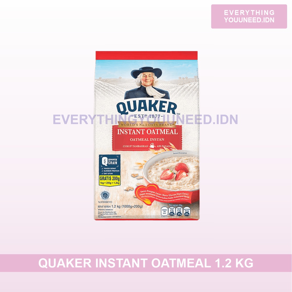 

Quaker Instant Oatmeal 1.2 kg