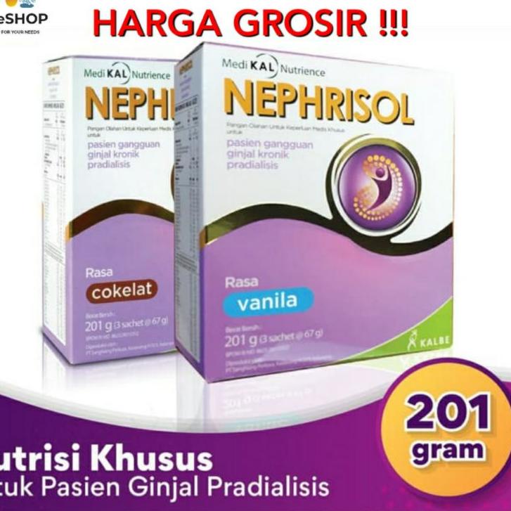 

☆ NEPHRISOL COKLAT VANILA CAPPUCCINO NEPHRISOL REGULER 201 GRAM ☚