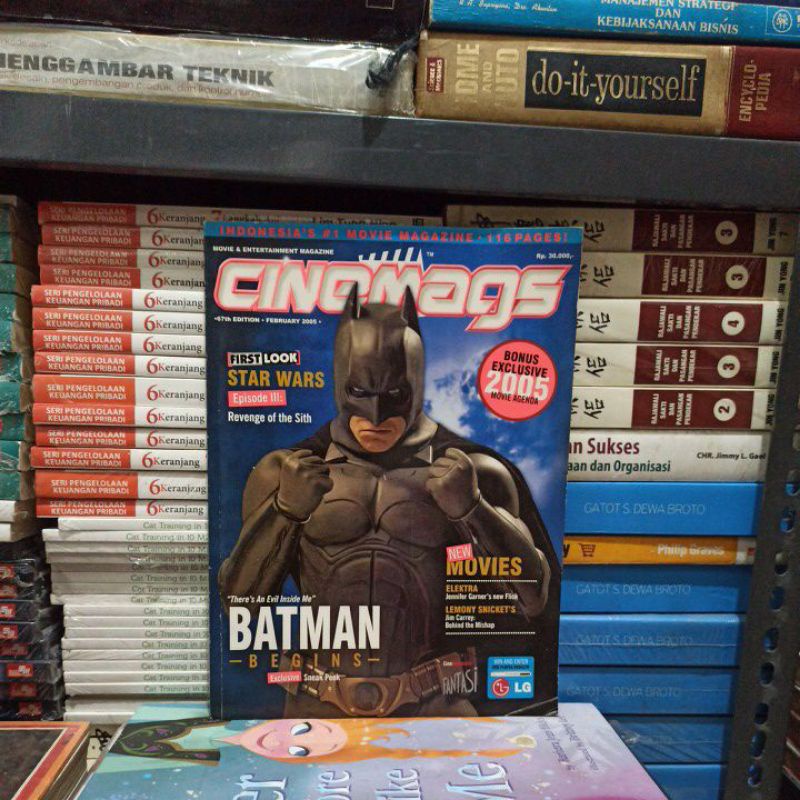 MAJALAH ORIGINAL CINEMAGS FEBRUARI 2005 BEKAS TANPA BONUS