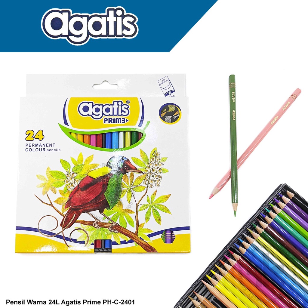 

Color Pencils Agatis Pensil Warna Prime 111G PH-C-2401 Isi 24