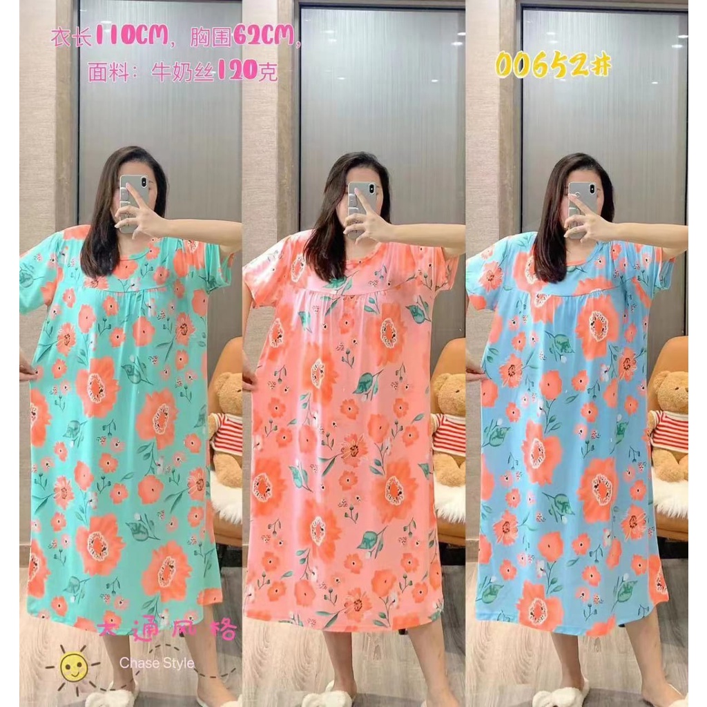 DASTER SPANDEK KERUT JUMBO FLOWER LD 120 / DASTER KAOS / DASTER IMPORT / DASTER KOREA