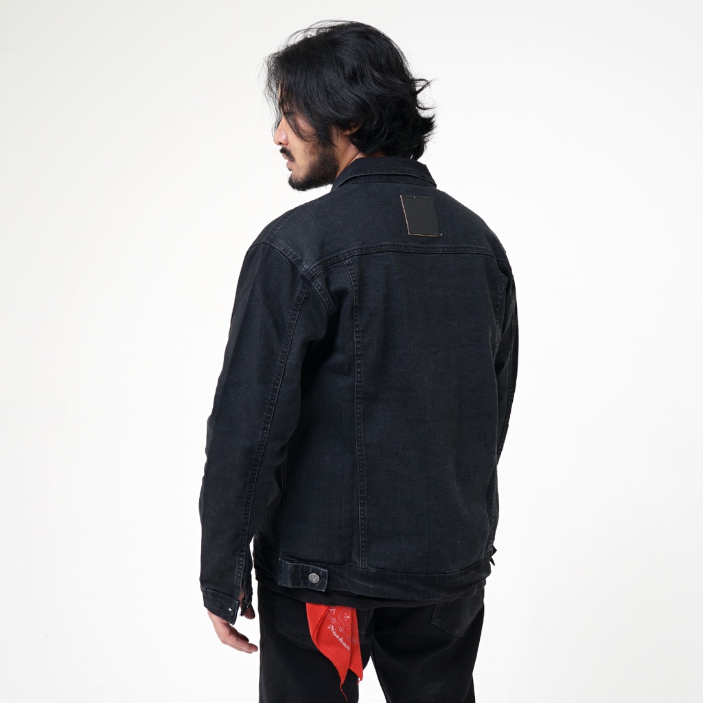 Whoopculture &quot;Dumb&quot; Black Denim Jacket