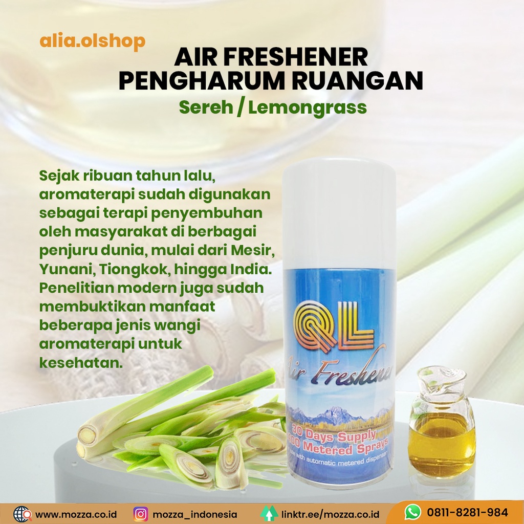 Lemon grass / sereh pengharum ruangan QL 340 ml