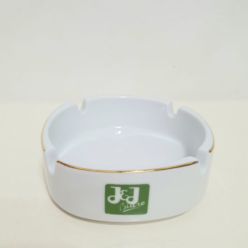 SALE Sanyo asbak rokok keramik putih tebal