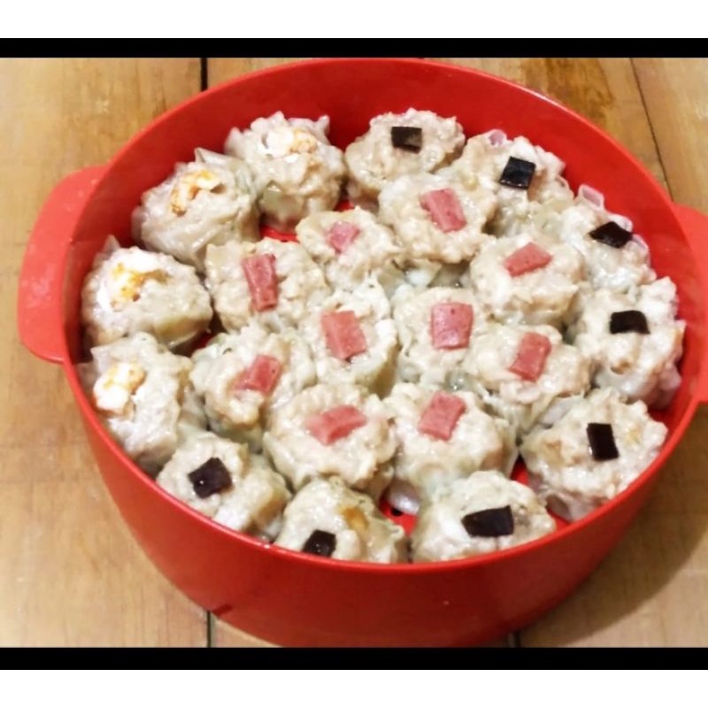 

Dimsum murah 1 pak isi 50pics topping mix
