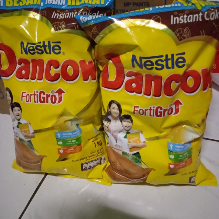 

[ COD ] Dancow fortigrow coklat pouch 1kg