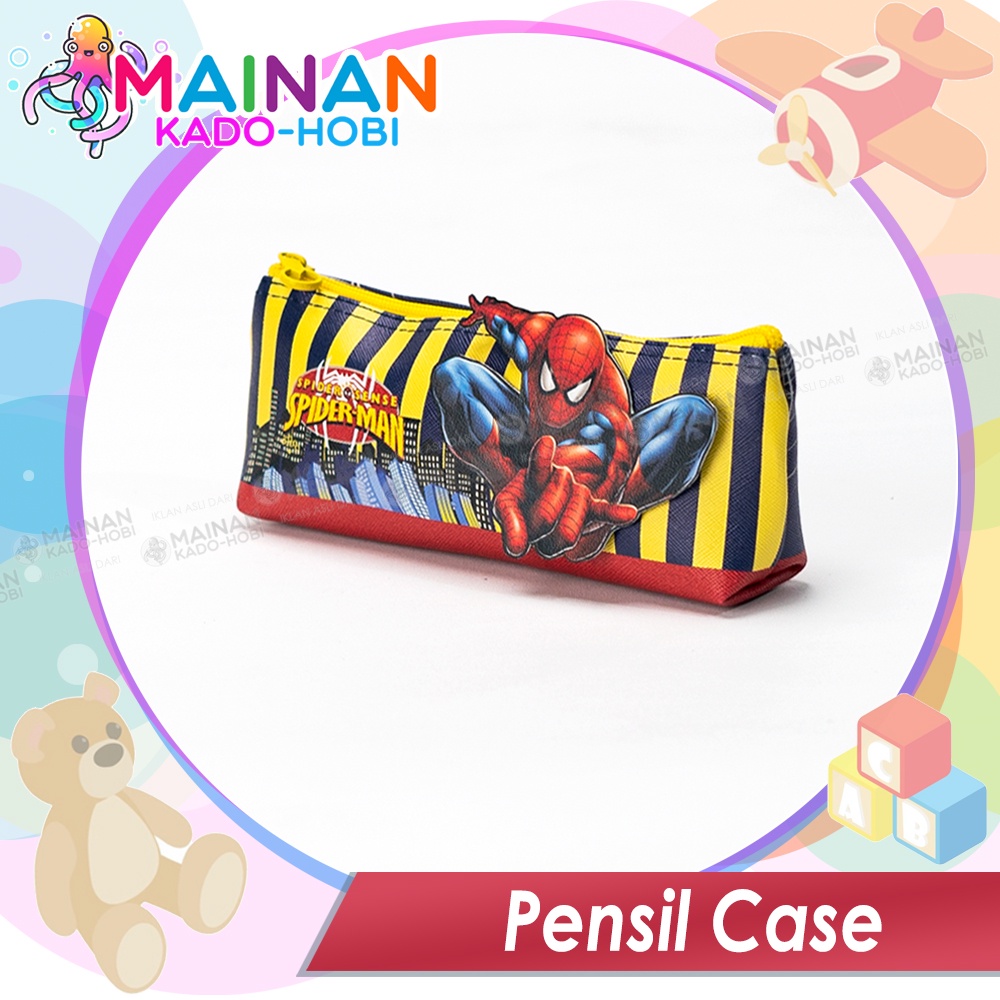 PENCIL BAG CHARACTER SUPERHERO SPIDERMAN KOTAK PENSIL KARAKTER ANAK LAKI