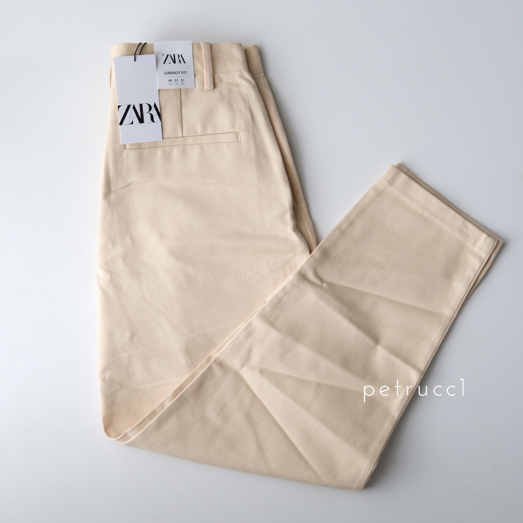 Zara Man Trousers Pants Celana Panjang Formal Kantor Pria Cowo Original
