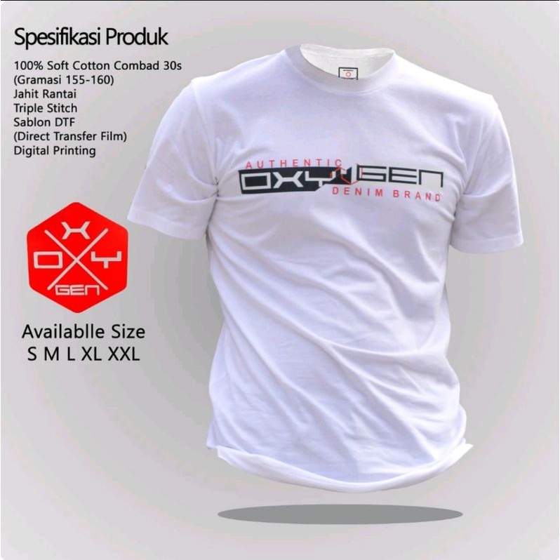 0Promo Kaos Oxy-gen Original | Kaos Pria Oxy-gen 999| Baju Oksigen | Baju Distro | Kaos Distro