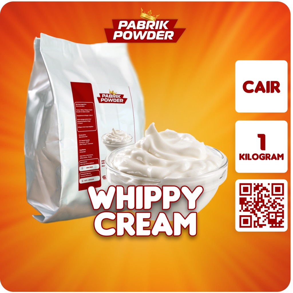 Whippy Cream Cair 1 Kilogram